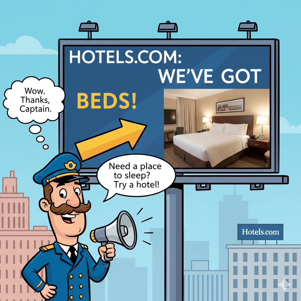Example of humor used in marketing to engage a target audience