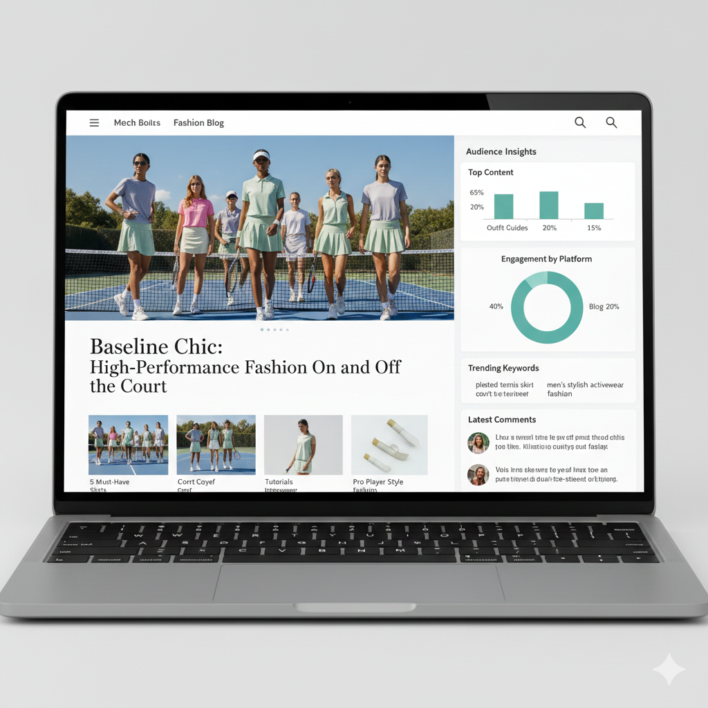 Example of audience-first content marketing approach for fashion products
