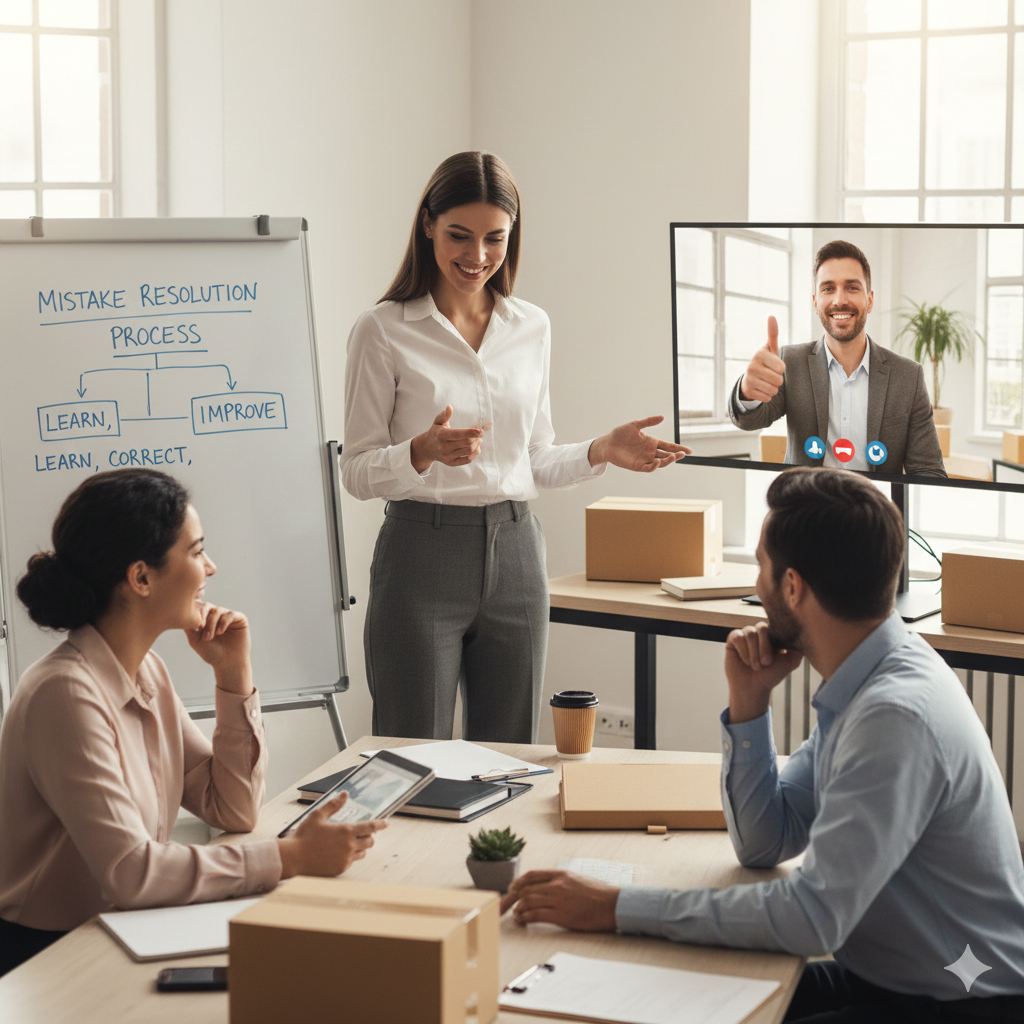 Example of transparent communication after a business failure