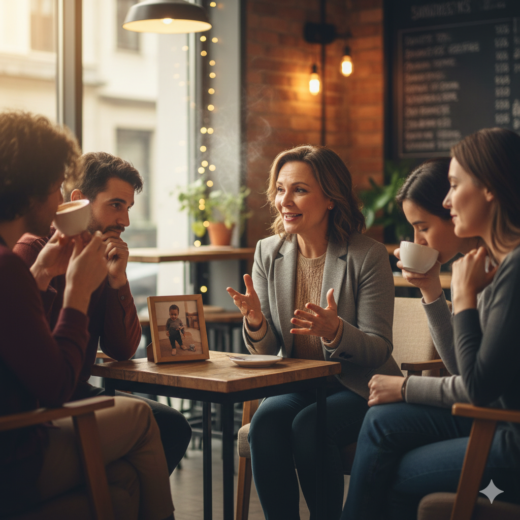 Entrepreneur telling the personal or purpose-driven story behind a brand