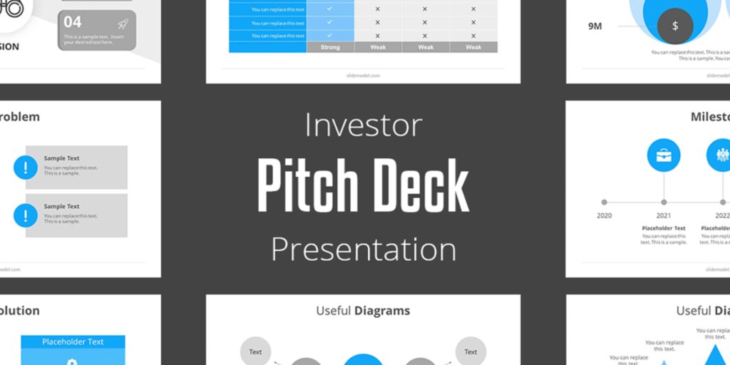 Attracting investors through professional branding and presentation.